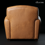The Montparnasse Art Deco Leather Club Chair