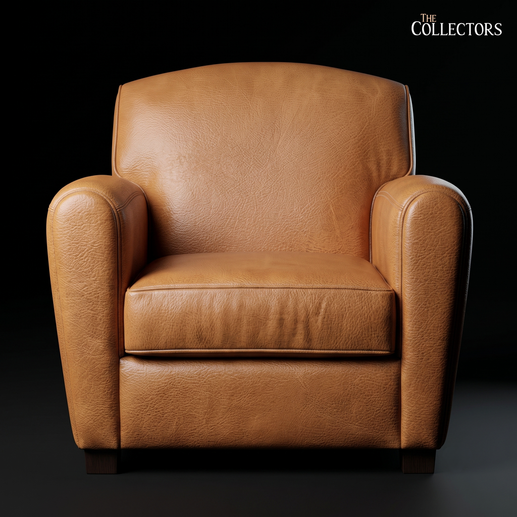 The Montparnasse Art Deco Leather Club Chair