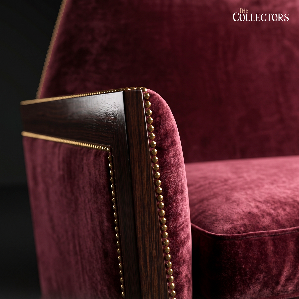 The Montparnasse Nocturne Art Deco Loveseat