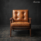 The Nørrebro Danish Mid-Century Leather Armchair