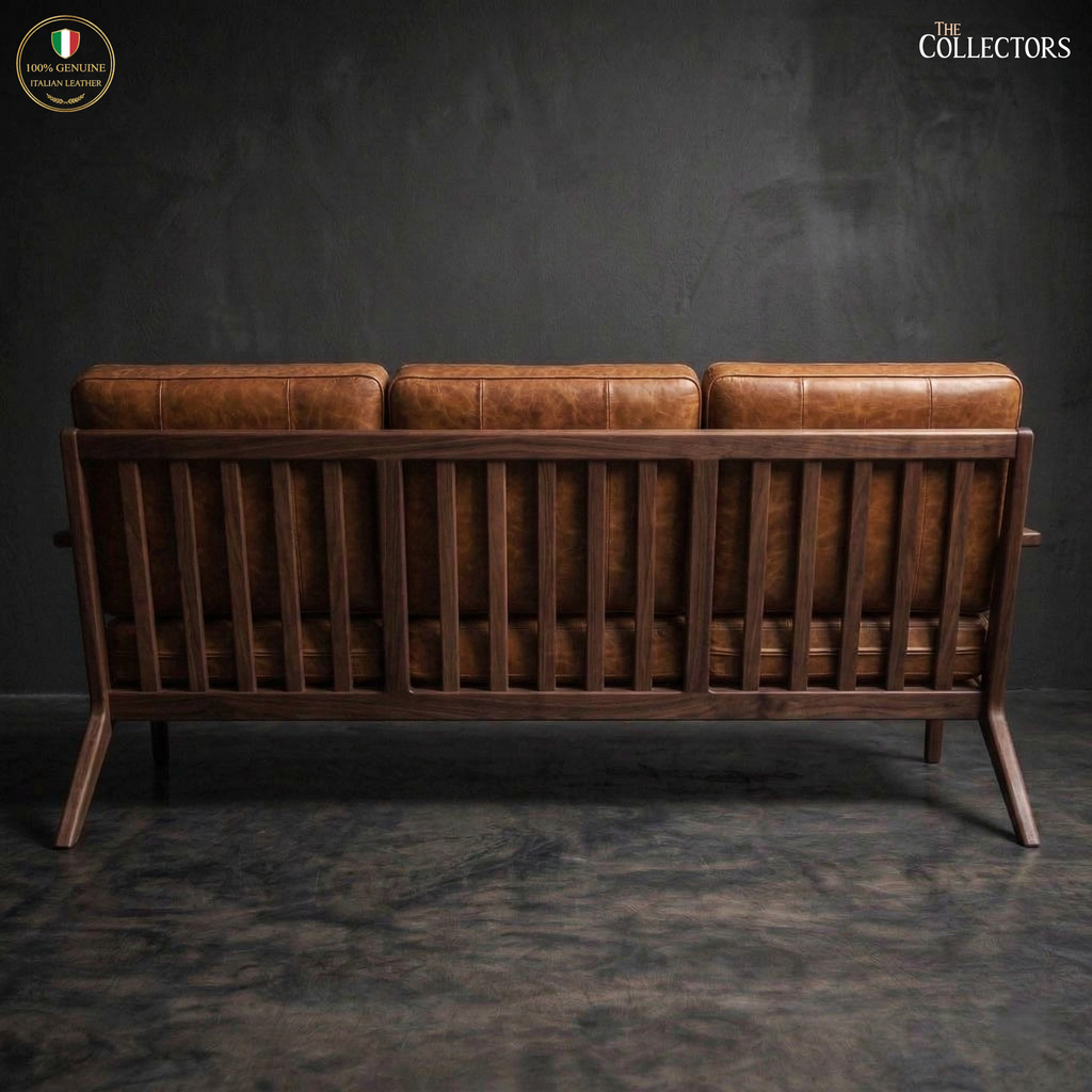 The Nørrebro Danish Mid-Century Leather Suite