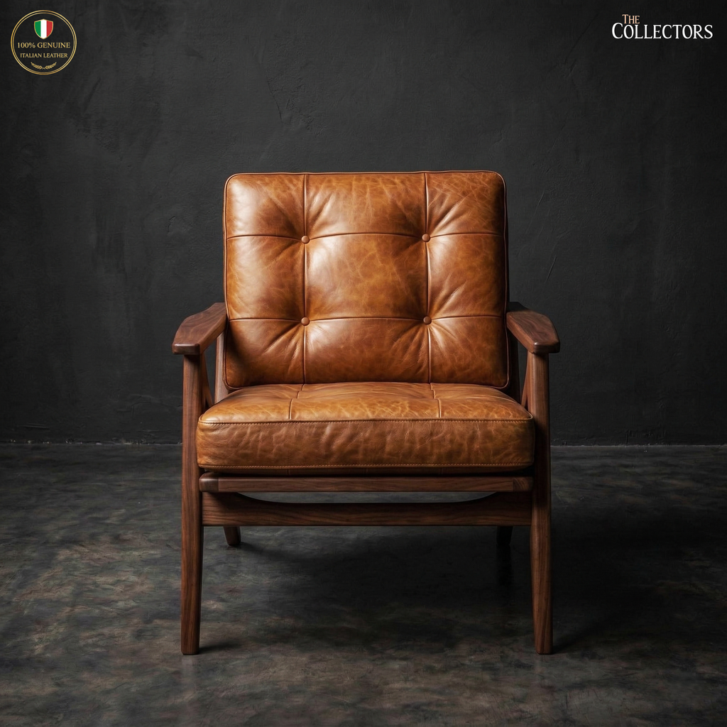 The Nørrebro Danish Mid-Century Leather Suite
