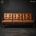 The Nørrebro Danish Mid-Century Leather Suite