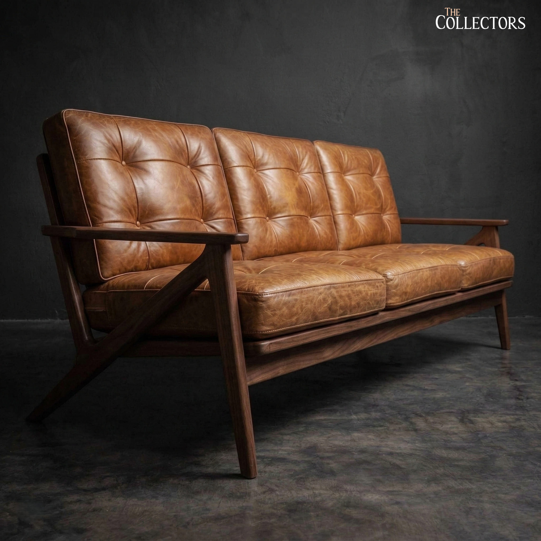 The Nørrebro Danish Mid-Century Leather Suite