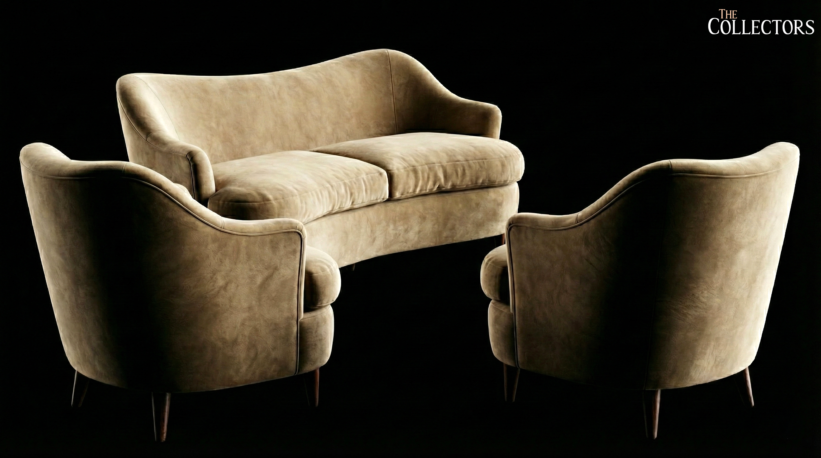 The Novecento Milanese Club Sofa Set
