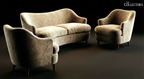 The Novecento Milanese Club Sofa Set