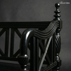 The Old Colombo Cane-Seat Bench