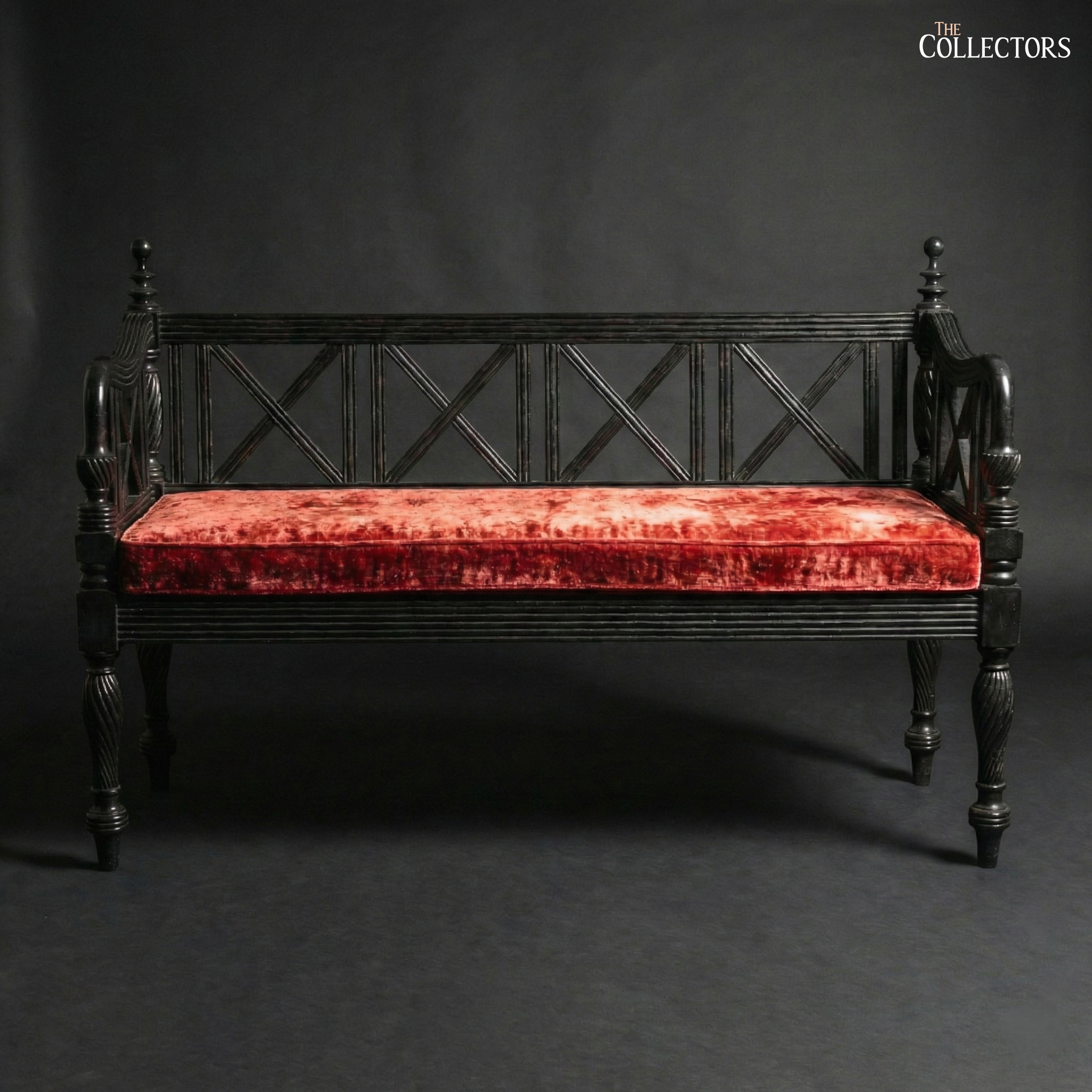 The Old Colombo Cane-Seat Bench