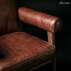 The PJ Modernist Leather Armchair