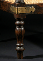The Park Street Colonial Cane Settee