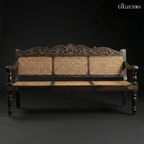 The Park Street Colonial Cane Settee