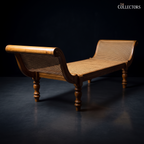 The Pondichéry Double-Scroll Cane Daybed