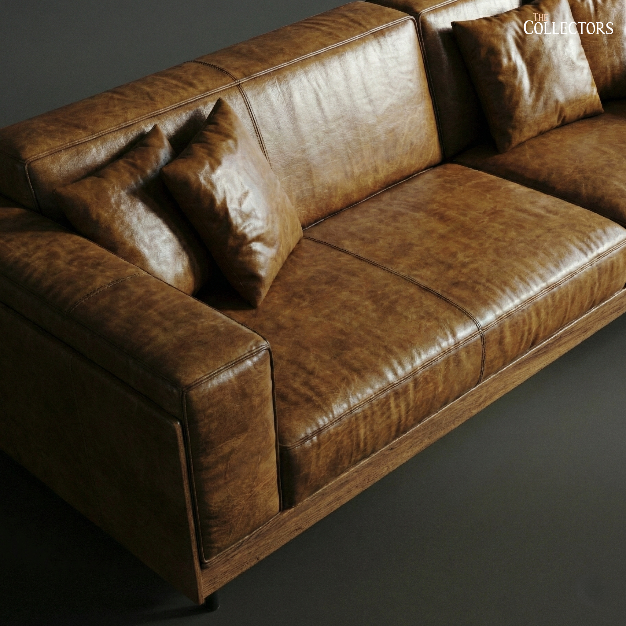 The Porta Nuova Modernist Leather Sofa