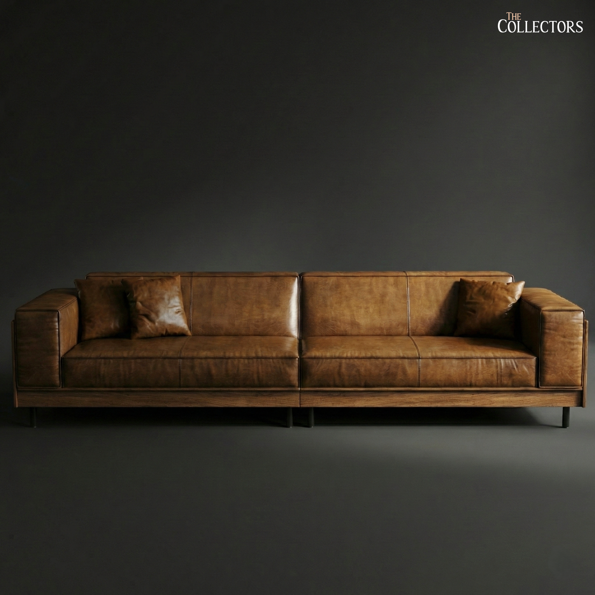 The Porta Nuova Modernist Leather Sofa