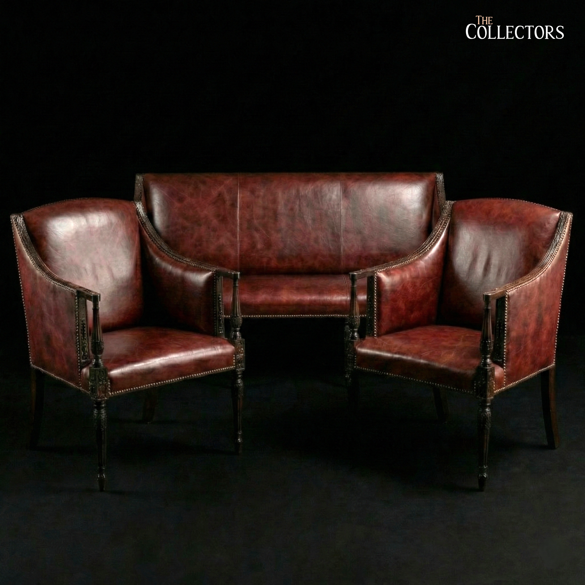 The Regency Gentleman’s Leather Parlour Suite