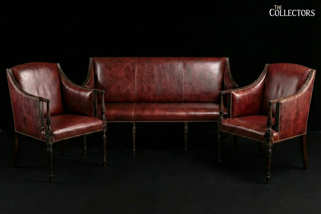 The Regency Gentleman’s Leather Parlour Suite