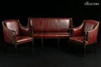 The Regency Gentleman’s Leather Parlour Suite