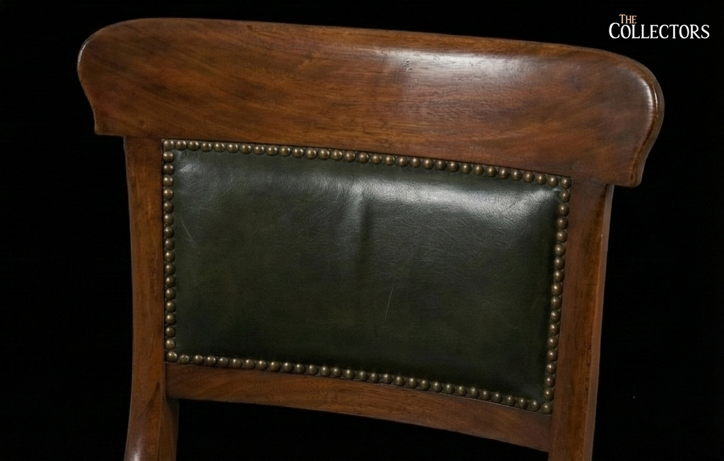 The Regency Kidney-Desk & Leather Companion Chair