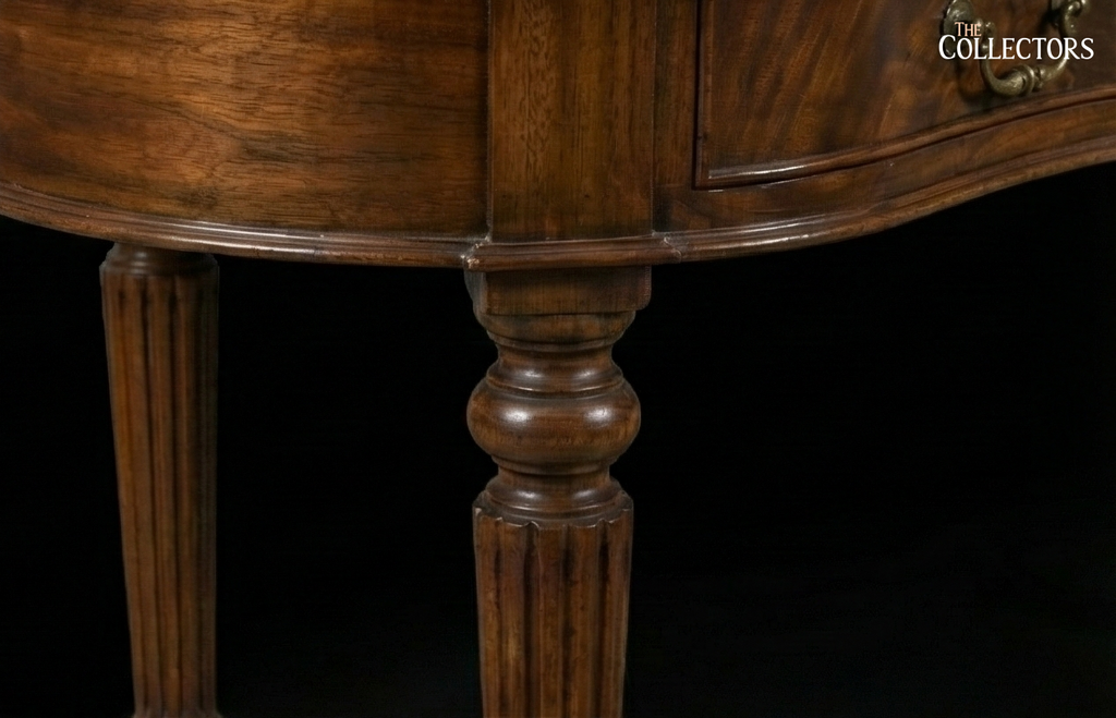 The Regency Kidney-Desk & Leather Companion Chair