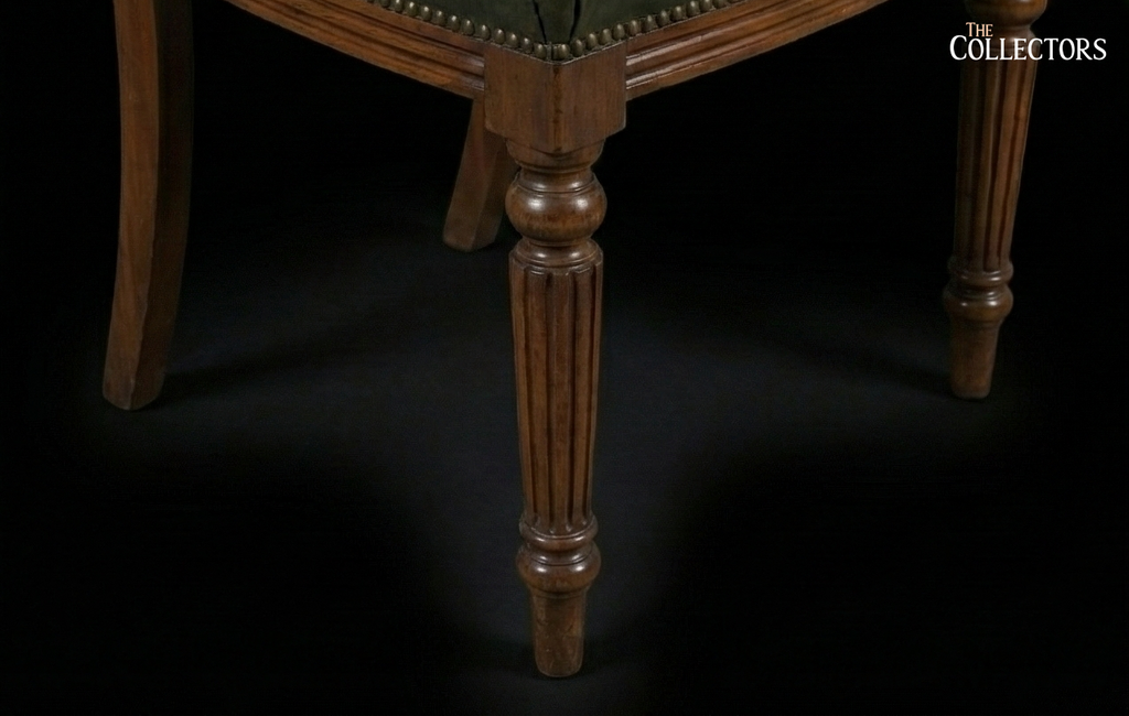 The Regency Kidney-Desk & Leather Companion Chair