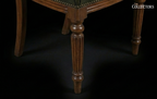 The Regency Kidney-Desk & Leather Companion Chair