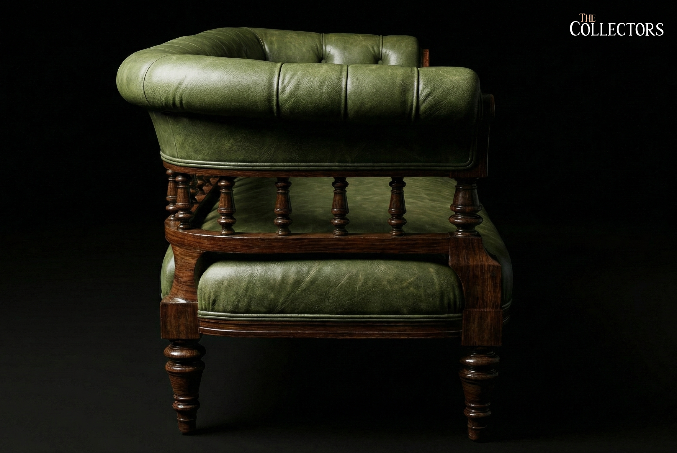 The Regent Street Clubroom Leather Settee