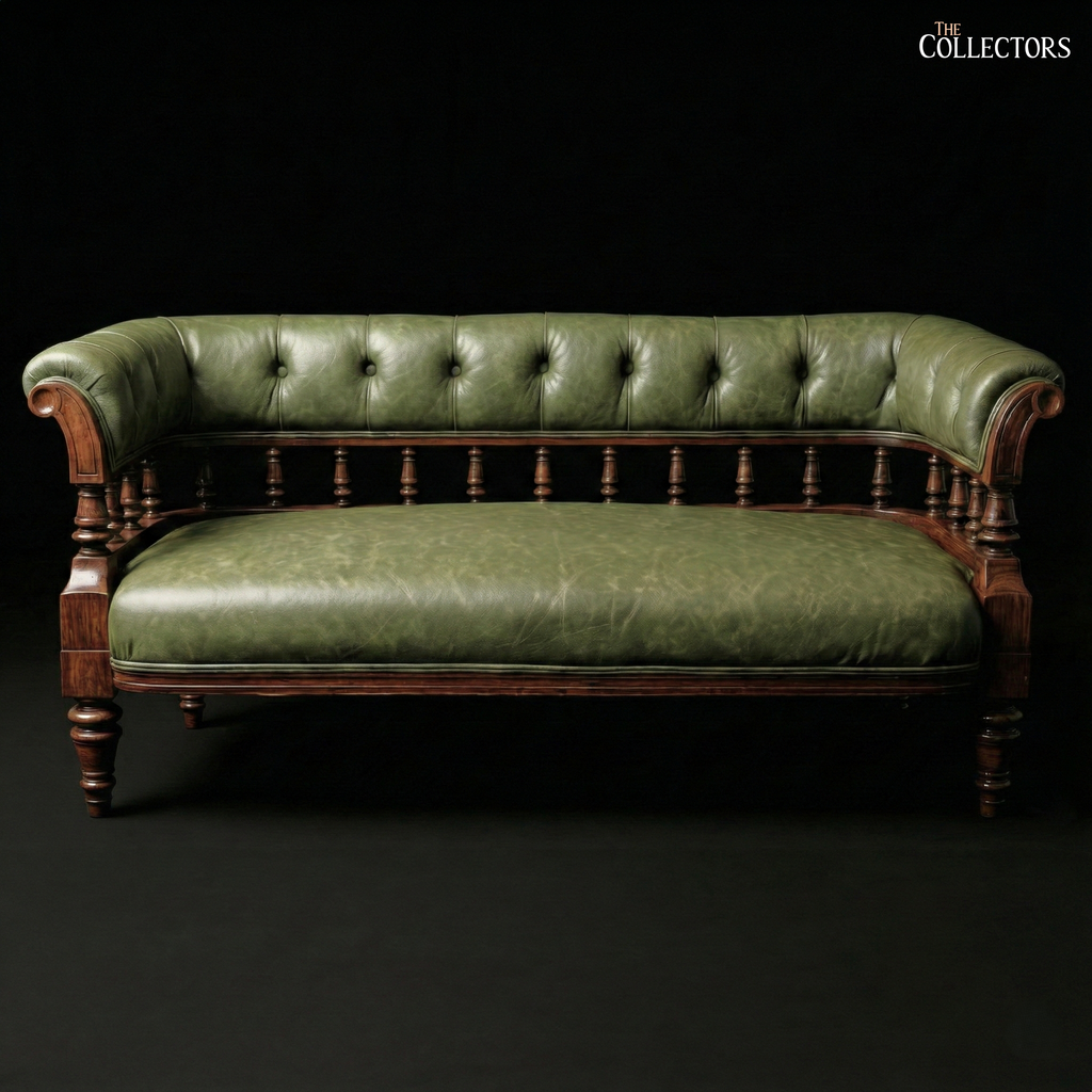 The Regent Street Clubroom Leather Settee