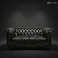 The Savoy Club Chesterfield Leather 2 Seater Sofa