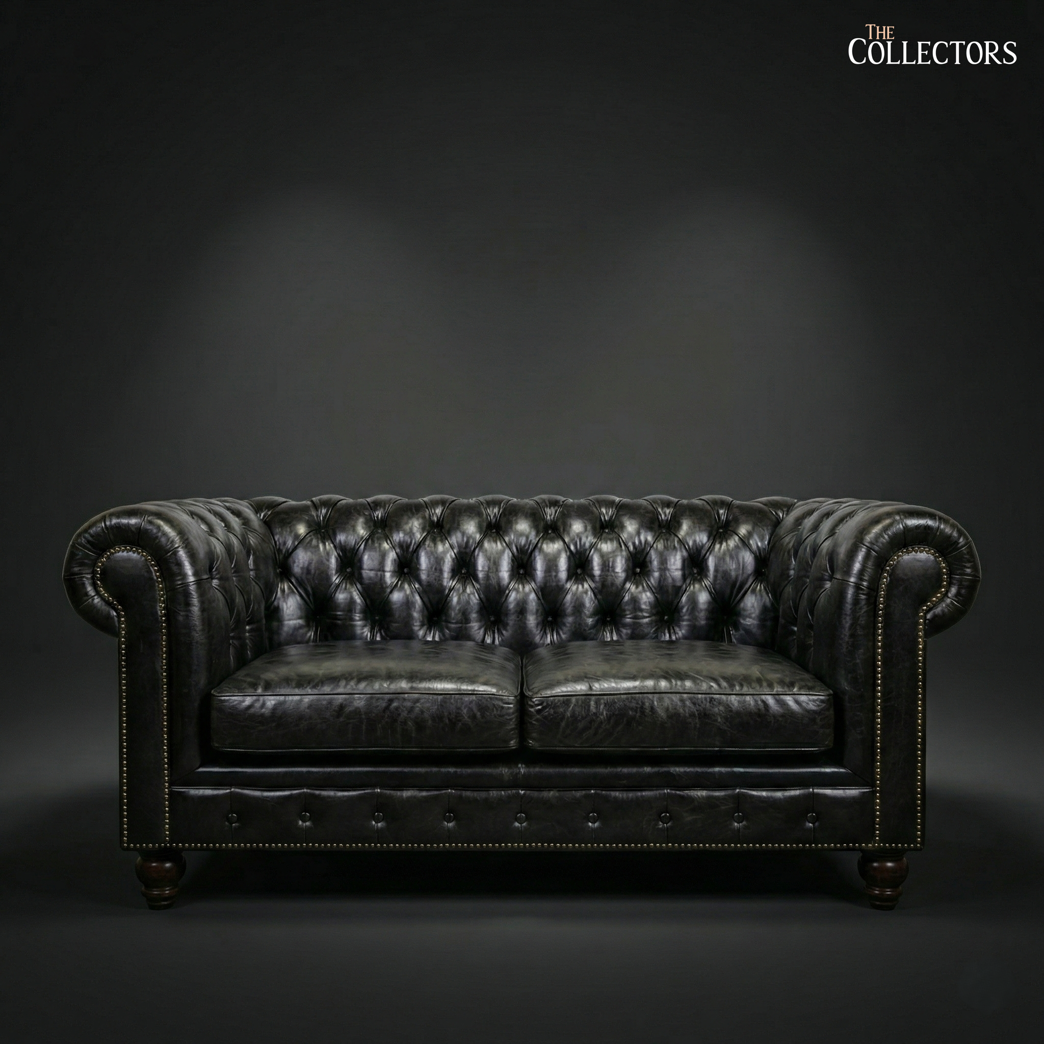 The Savoy Club Chesterfield Leather 2 Seater Sofa