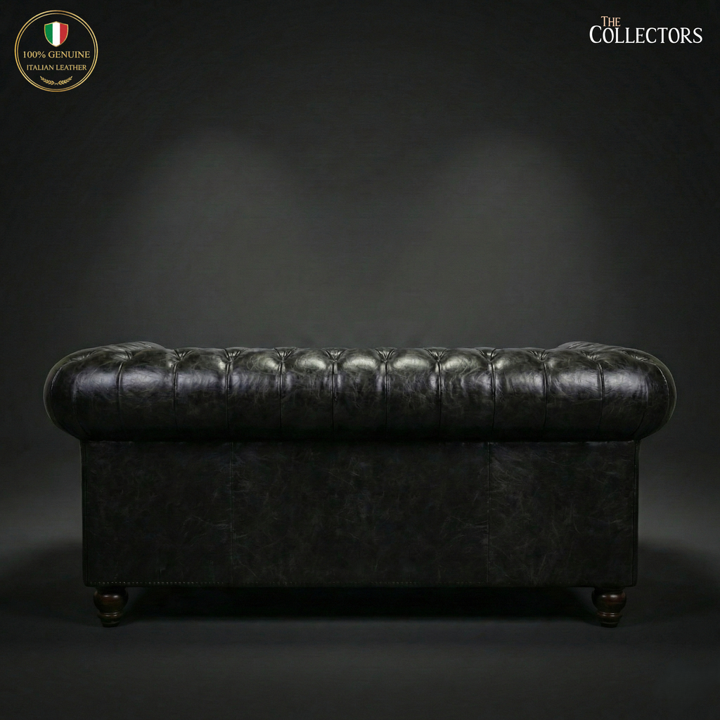 The Savoy Club Chesterfield Leather 2 Seater Sofa
