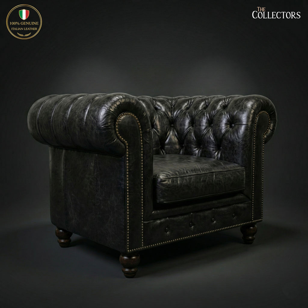 The Savoy Club Chesterfield Leather Armchair