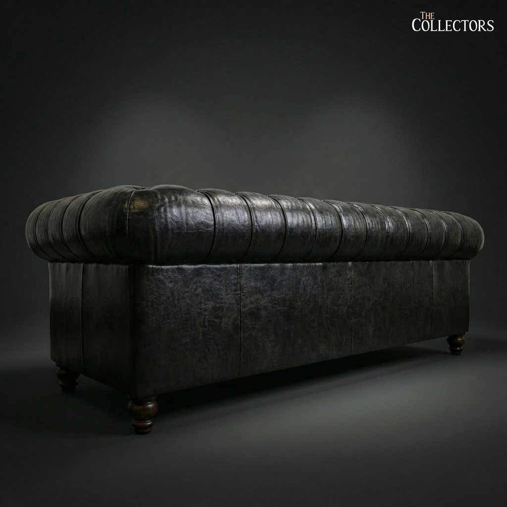 The Savoy Club Chesterfield Leather 3 Seater Sofa