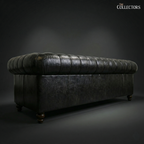 The Savoy Club Chesterfield Leather 3 Seater Sofa