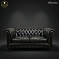 The Savoy Club Chesterfield Leather 2 Seater Sofa