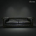 The Savoy Club Chesterfield Leather 3 Seater Sofa