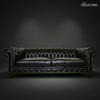 The Savoy Club Chesterfield Leather 3 Seater Sofa