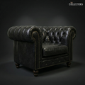 The Savoy Club Chesterfield Leather Armchair