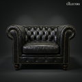 The Savoy Club Chesterfield Leather Armchair