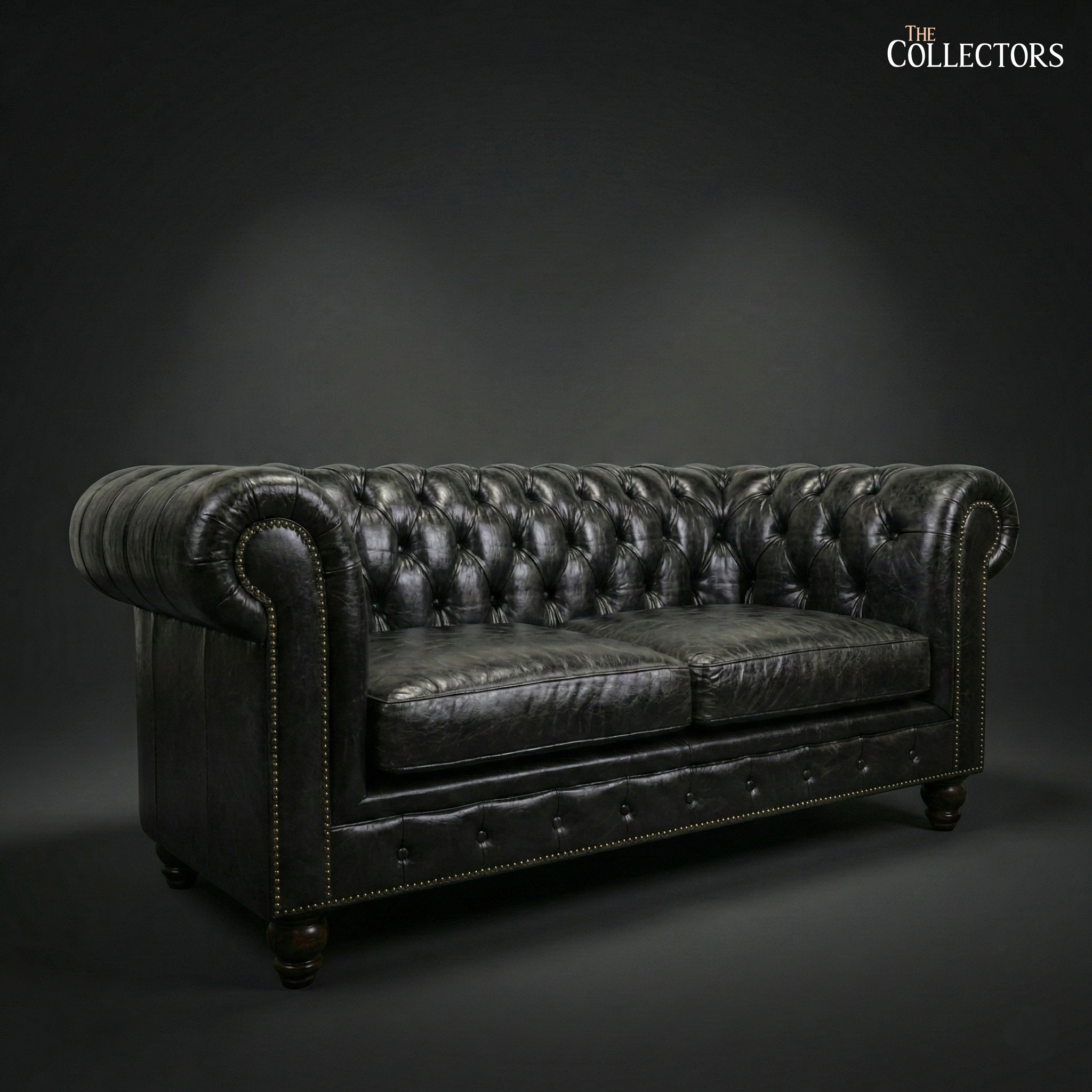 The Savoy Club Chesterfield Leather 2 Seater Sofa