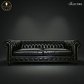 The Savoy Club Chesterfield Leather 3 Seater Sofa
