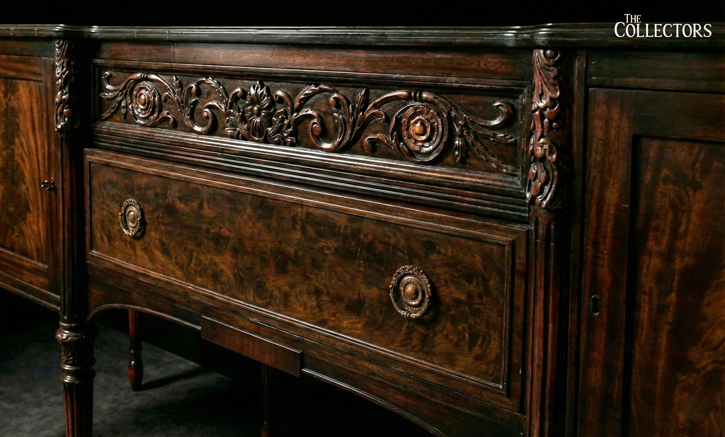 The Somerset Acanthus-Rosette Banquet Console