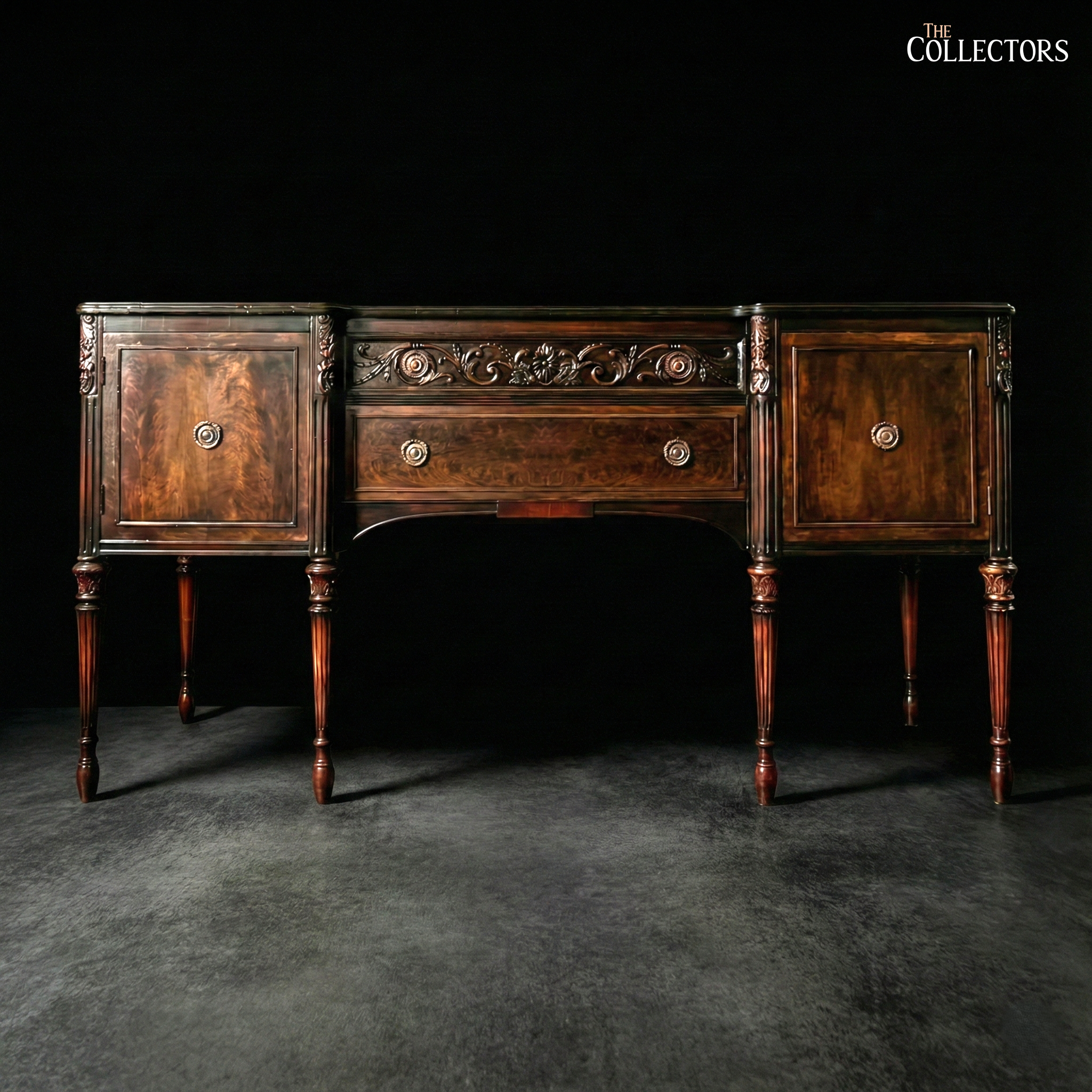 The Somerset Acanthus-Rosette Banquet Console