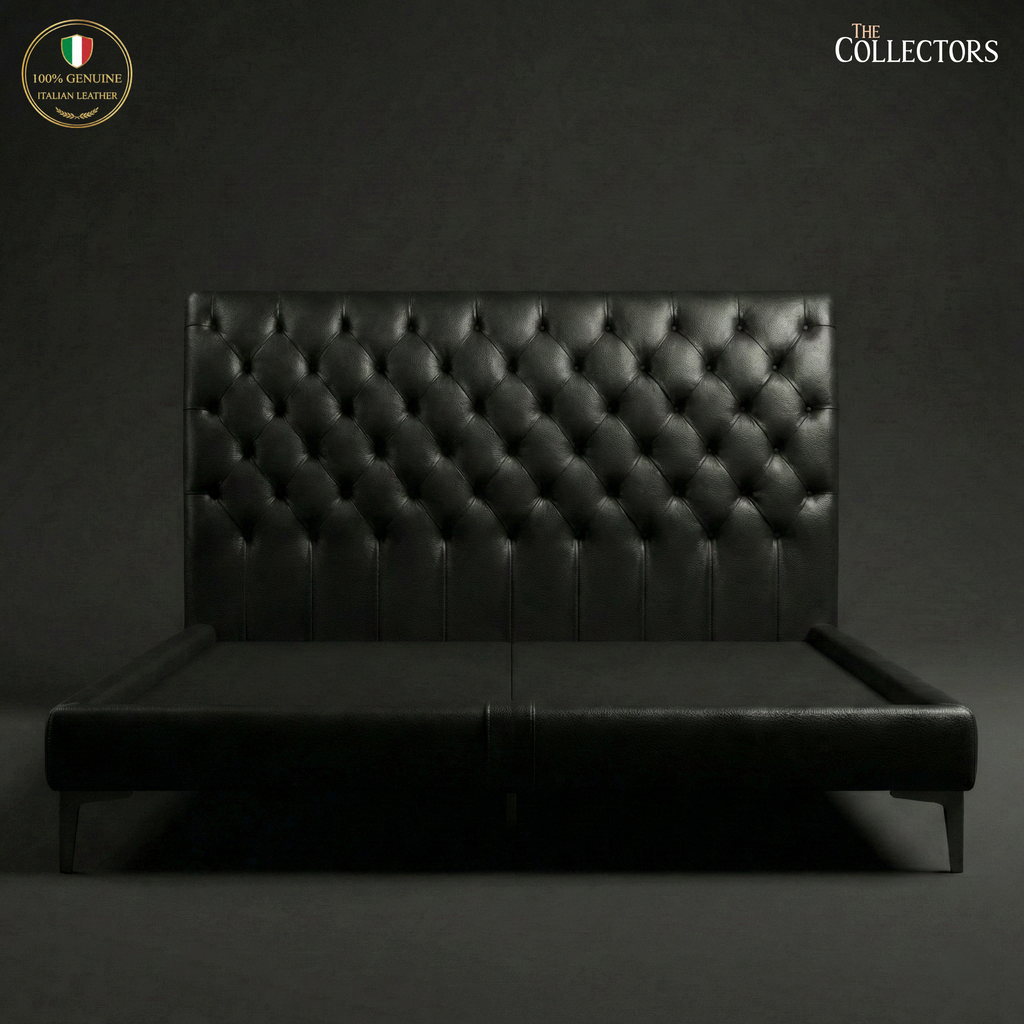 The St. James’s Chesterfield Leather Bed