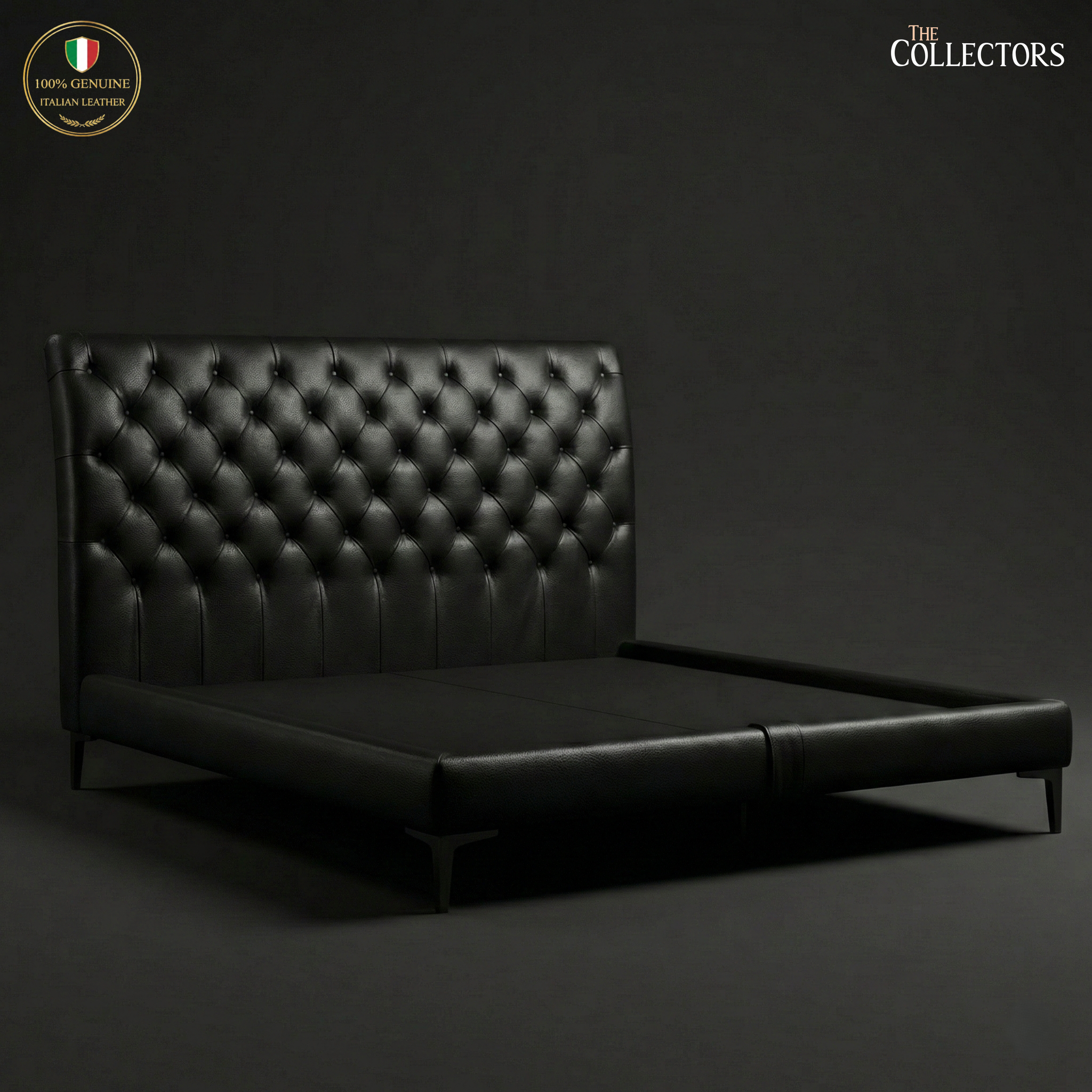 The St. James’s Chesterfield Leather Bed