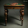 The St James’s Club Green-Leather Side Table