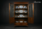 The Stratford Rosette-panel Glass Hutch