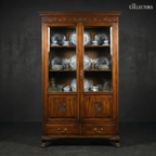The Stratford Rosette-panel Glass Hutch