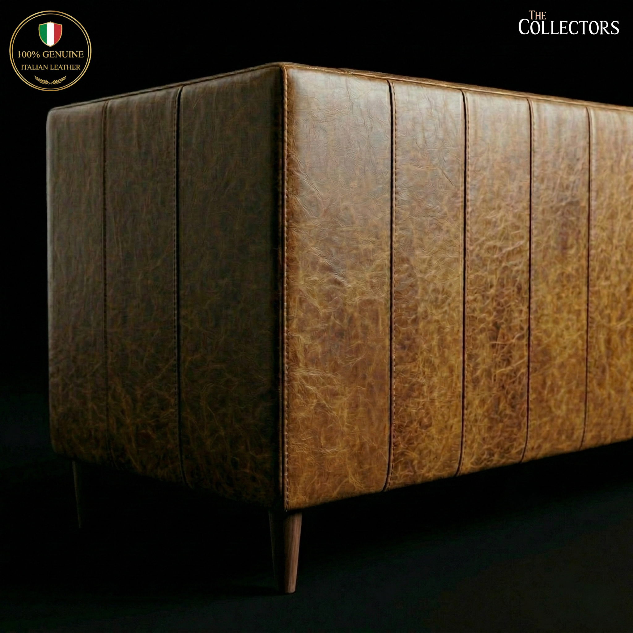 The Torino Channel-Back Salon Sofa