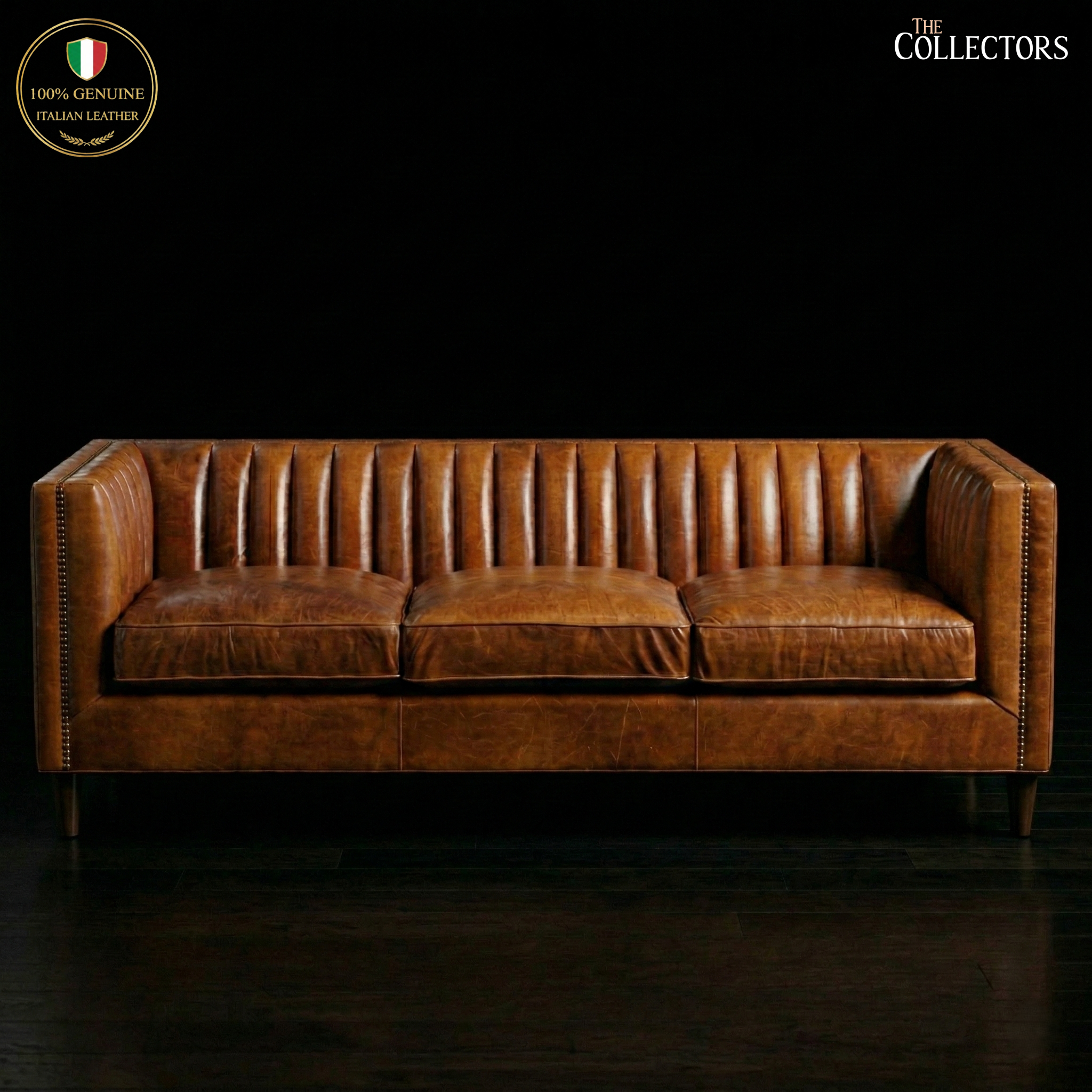 The Torino Channel-Back Salon Sofa