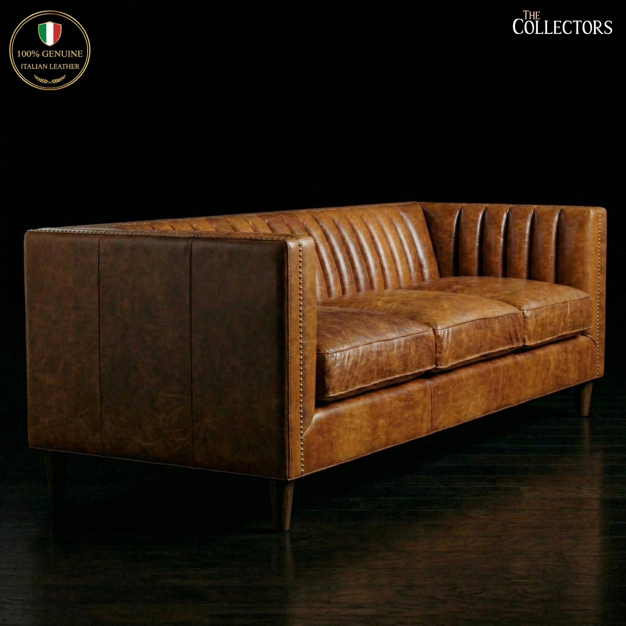 The Torino Channel-Back Salon Sofa